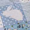 'It's Raining Rabbits' Quilt-rabbit detail