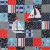 Gone-Sailing quilt-navy theme detail