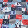 Gone-Sailing quilt-navy theme perspective detail